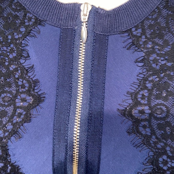 Banana Republic lace front 3/4 sleeve cardigan - Picture 7 of 11